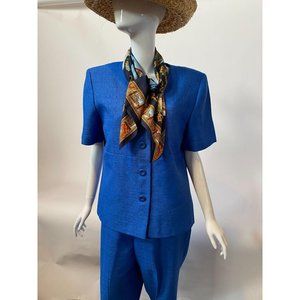 Vintage Leslie Fay Pants Suit sz 12